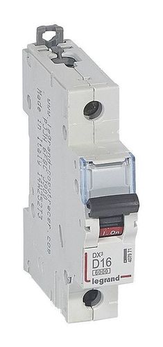 Автоматический выключатель Legrand DX³ 1P 16А (D) 10кА