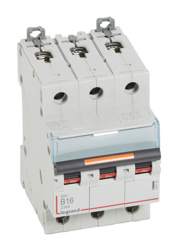 Автоматический выключатель Legrand DX³ 3P 16А (B) 25кА