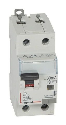 Дифавтомат DX³ 2P 32А (C) 10кА 30мА (AC)