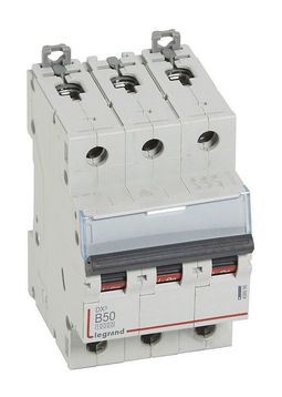 Автоматический выключатель DX³ 3P 50А (B) 16кА