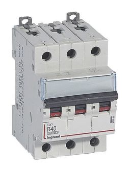 Автоматический выключатель DX³ 3P 40А (B) 16кА