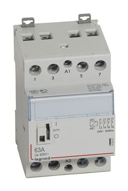 Модульный контактор CX³ 4P 63А 400/230В AC