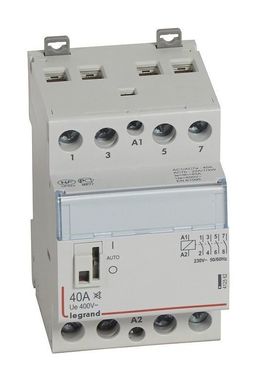 Модульный контактор CX³ 4P 40А 400/230В AC