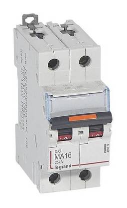 Автоматический выключатель DX³ 2P 16А (MA) 25кА