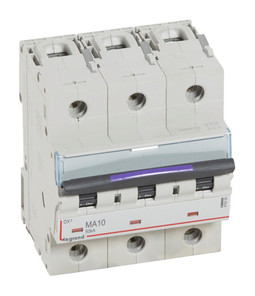 Автоматический выключатель DX³ 3P 10А (MA) 50кА