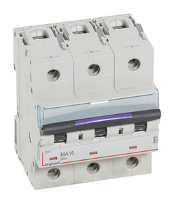 Автоматический выключатель DX³ 3P 16А (MA) 50кА