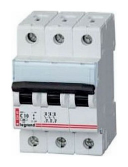 Автоматический выключатель LR 3P 10А (C) 6кА