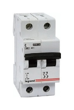 Автоматический выключатель LR 2P 10А (C) 6кА