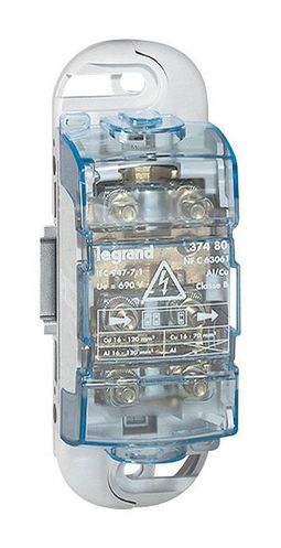Распределительная коробка для разводки алюминиевых//медных кабелей - 120 мм² - до 300 A
